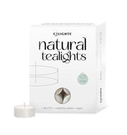 C-Lights Natuurlijke theelichtjes 6 branduren 40 stuks