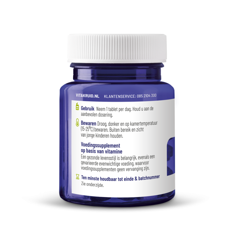 Vitakruid Actief foliumzuur 400 mcg 90 tabletten