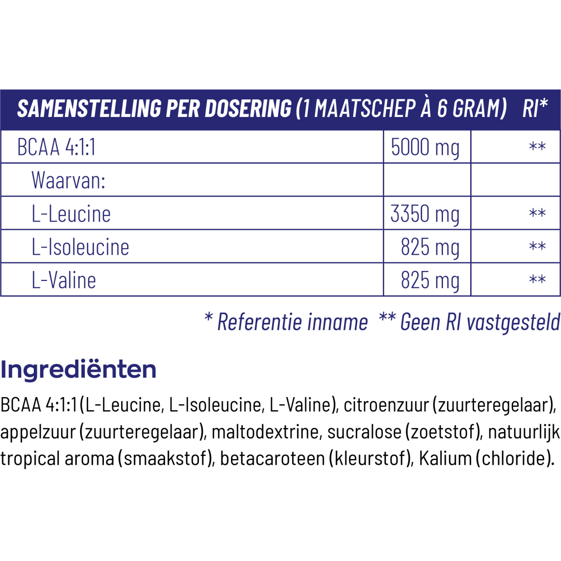 Vitakruid BCAA 4:1:1 540 gram
