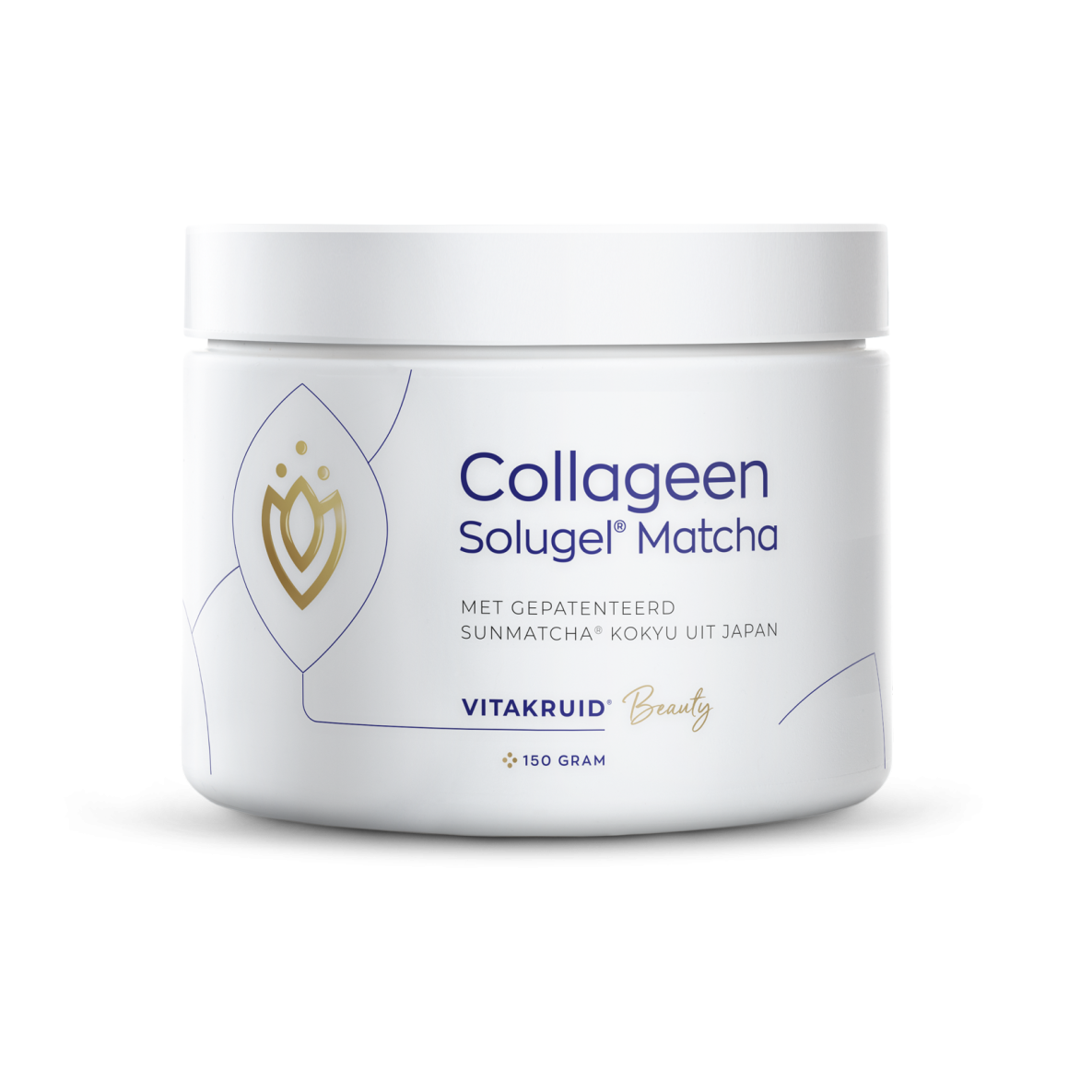 Vitakruid Collageen Solugel Matcha 150 gram
