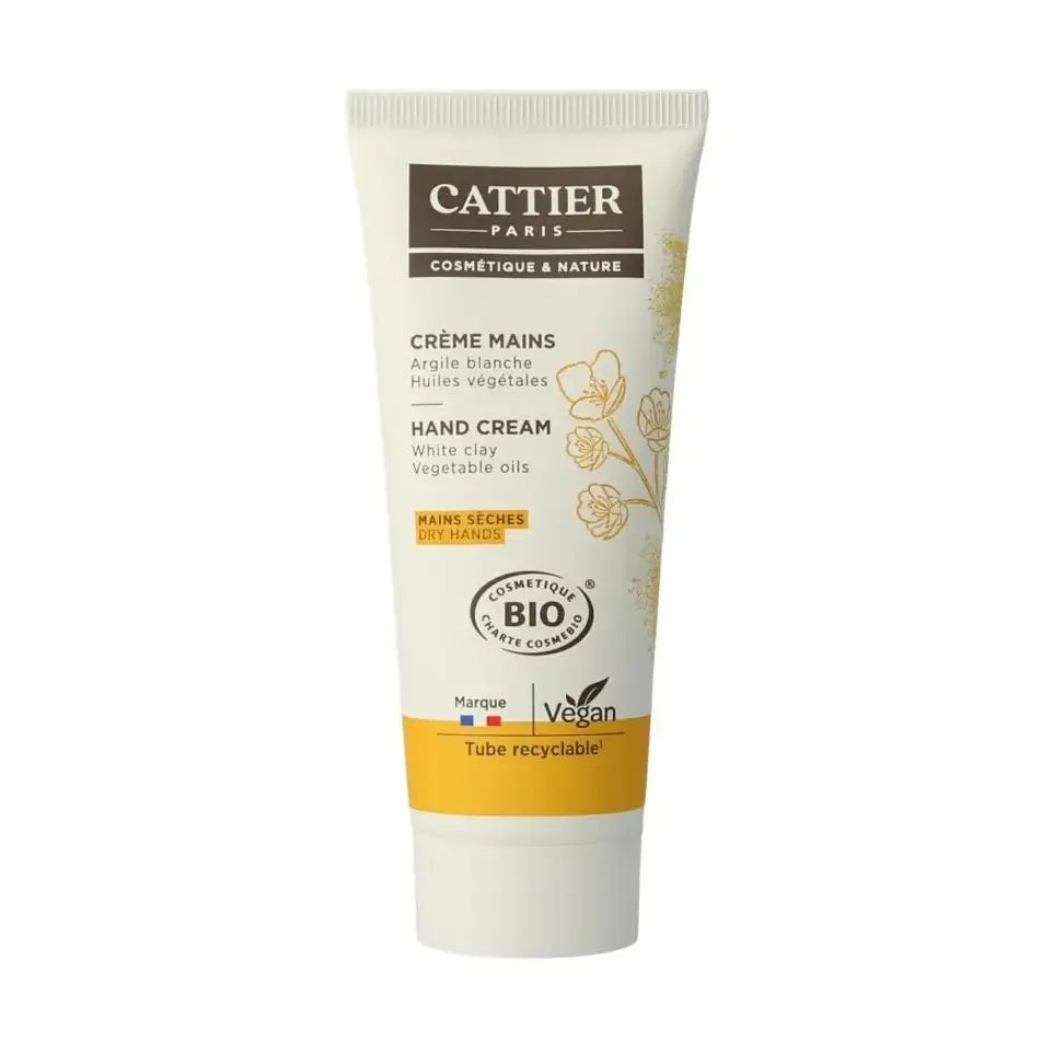 Cattier Handcreme witte klei 75 ml