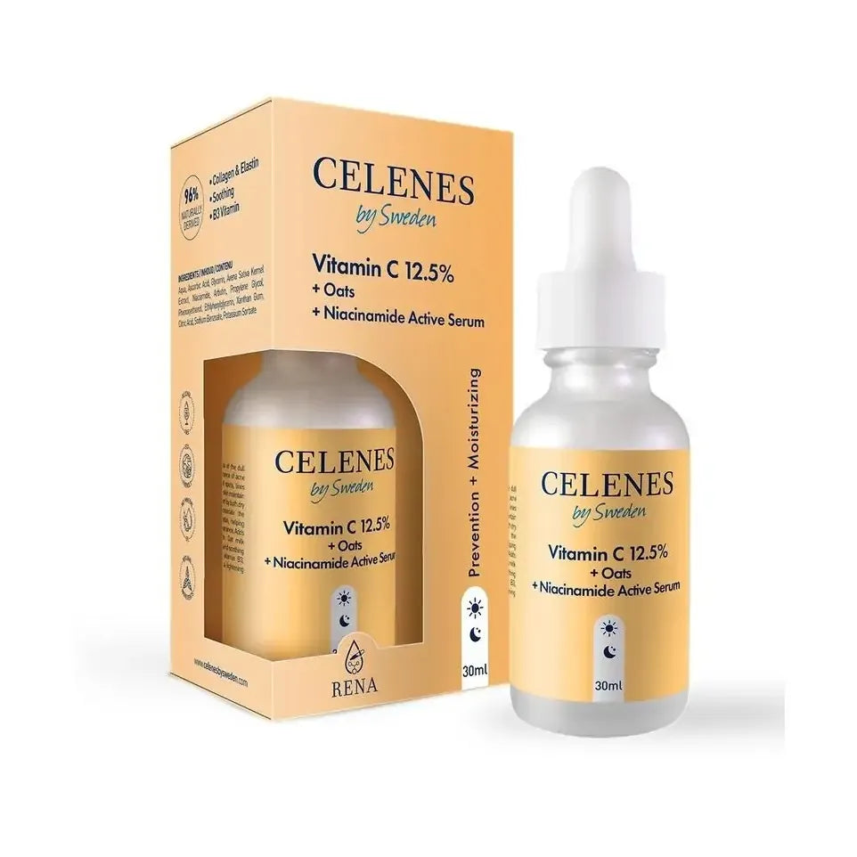 Celenes Gezichtsserum Vitamin C, Oats en Niacinamide 30 ml