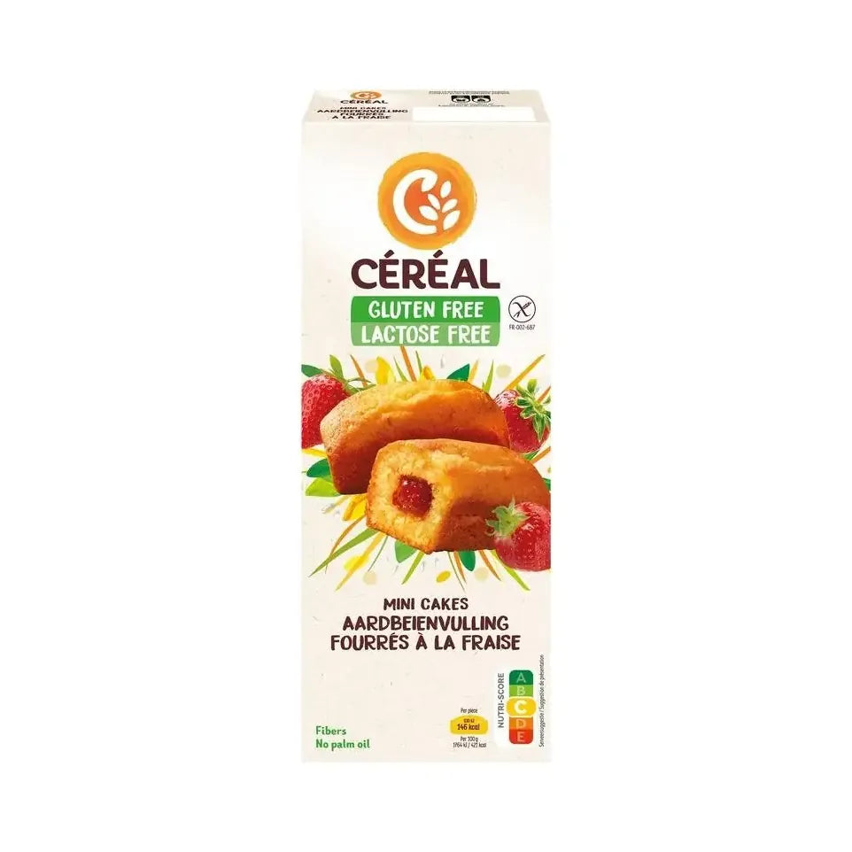 Cereal Aardbei cakeje 210 gram