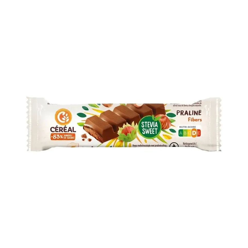 Cereal Chocolade reep praline stevia 42 gram