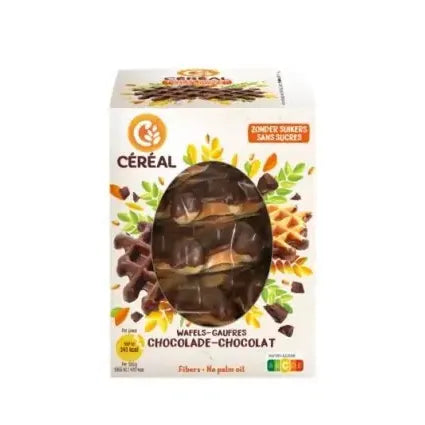 Cereal Chocoladewafels zacht zonder suikers 150 gram
