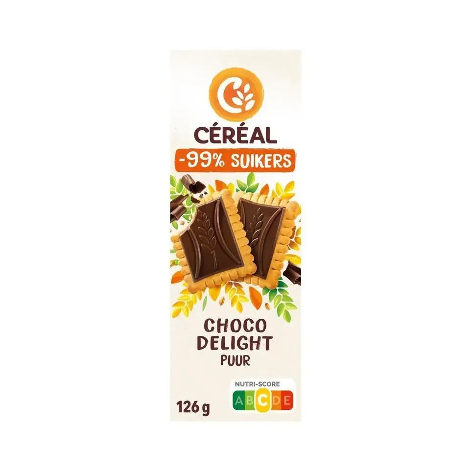 Cereal Koek choco delight minder suikers 126 gram