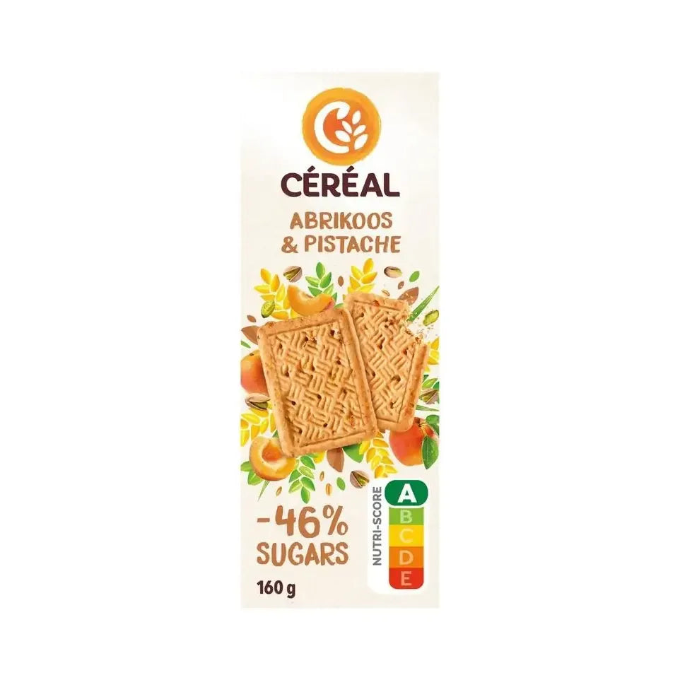 Cereal Koekjes abrikoos-pistache 160 gram
