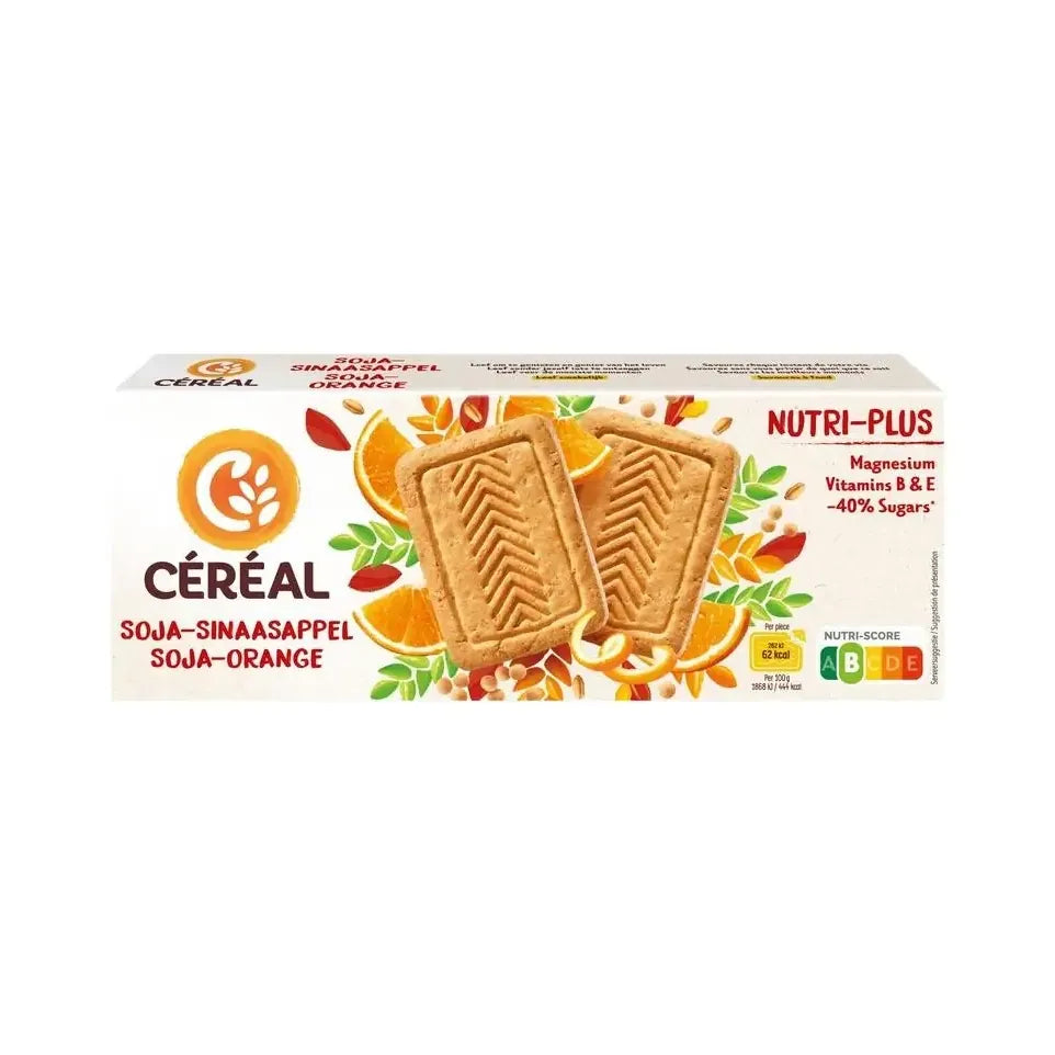 Cereal Koekjes soja/sinaasappel 280 gram
