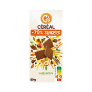 Cereal Tablet hazelnoot maltitol 80 gram