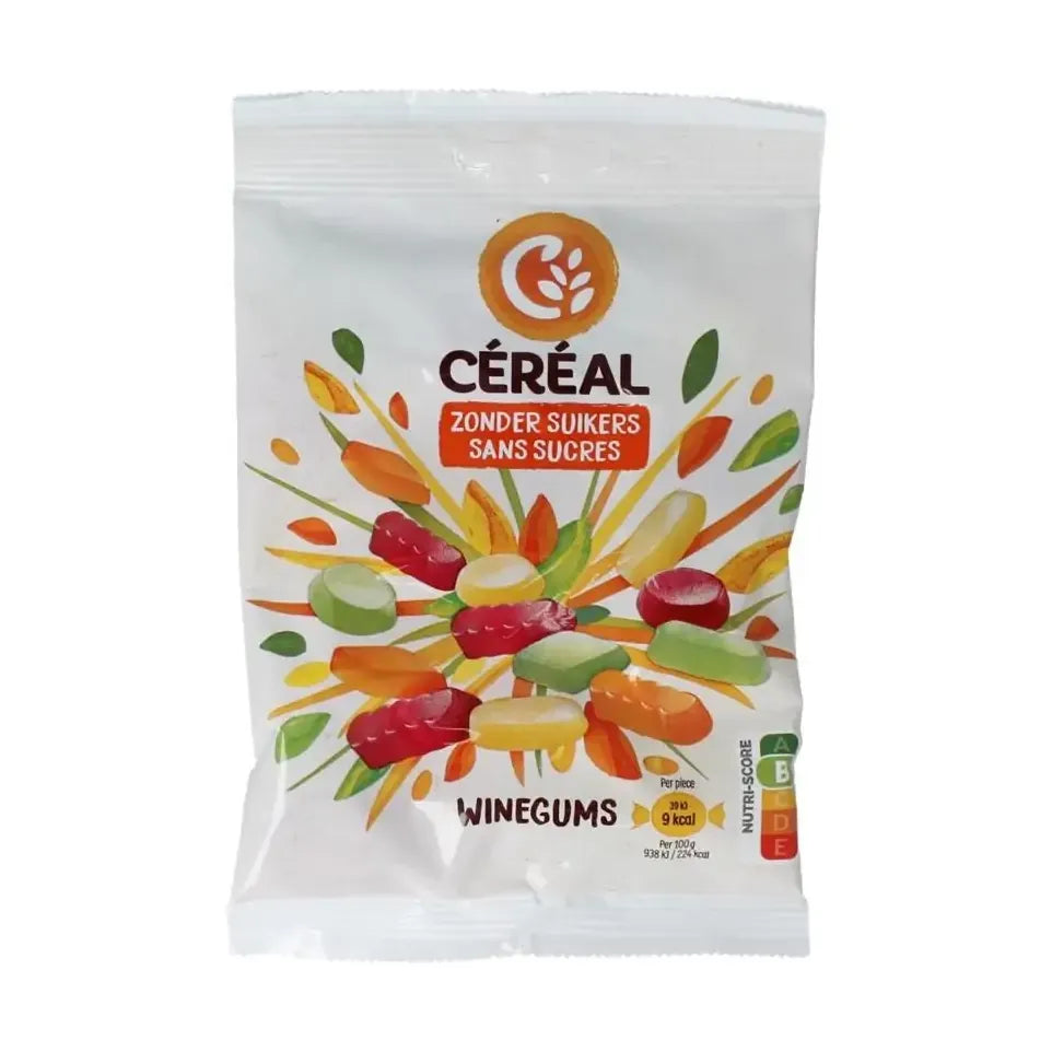 Cereal Winegums zonder suikers 100 gram