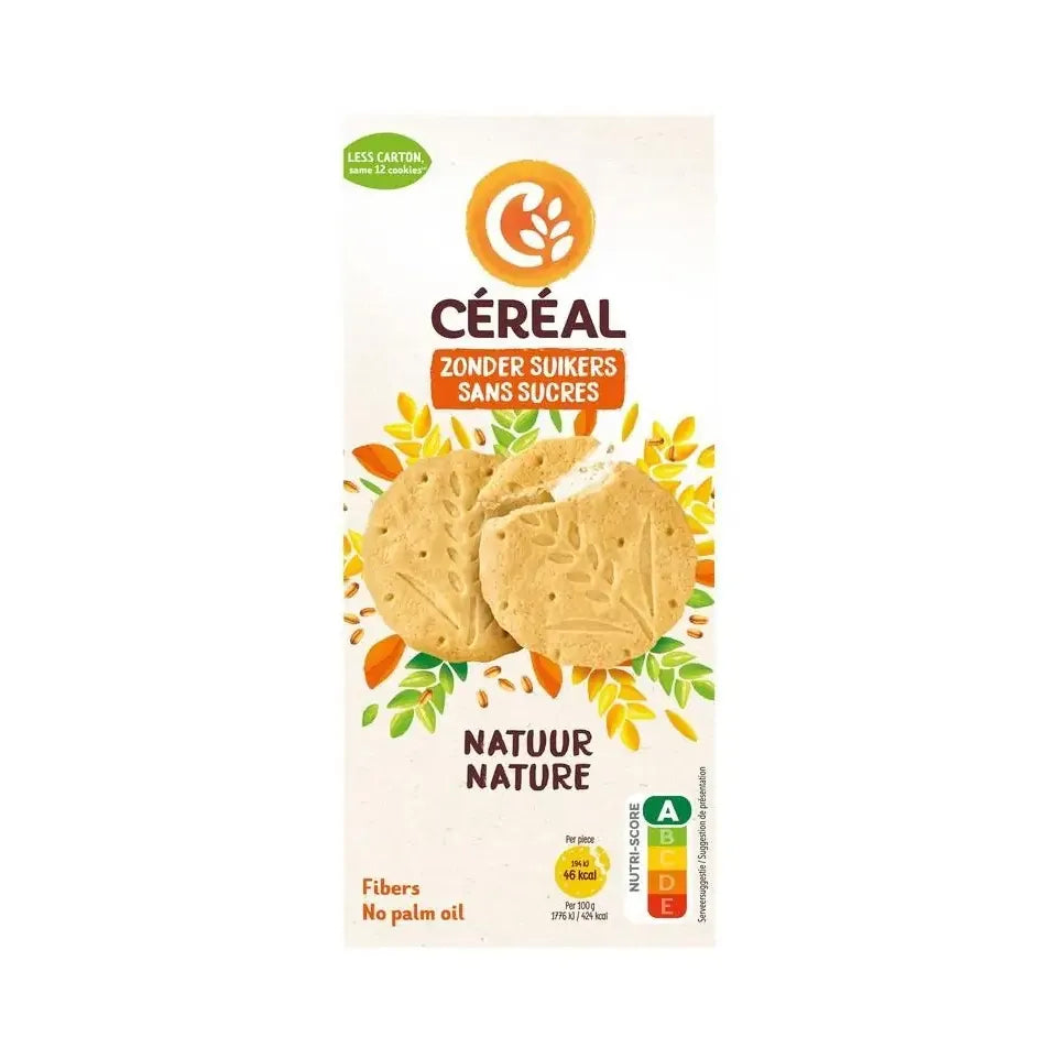 Cereal Zandkoekjes natuurlijk zonder suikers 132 gram