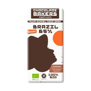Chocolatemakers brazil hazeln 65% puur dem bio 80 gram