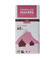 Chocolatemakers Colombia dark sinaas 65% biologisch 80 gram