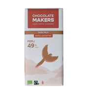 Chocolatemakers Fairtrade salty caramel 49% biologisch 80 gram