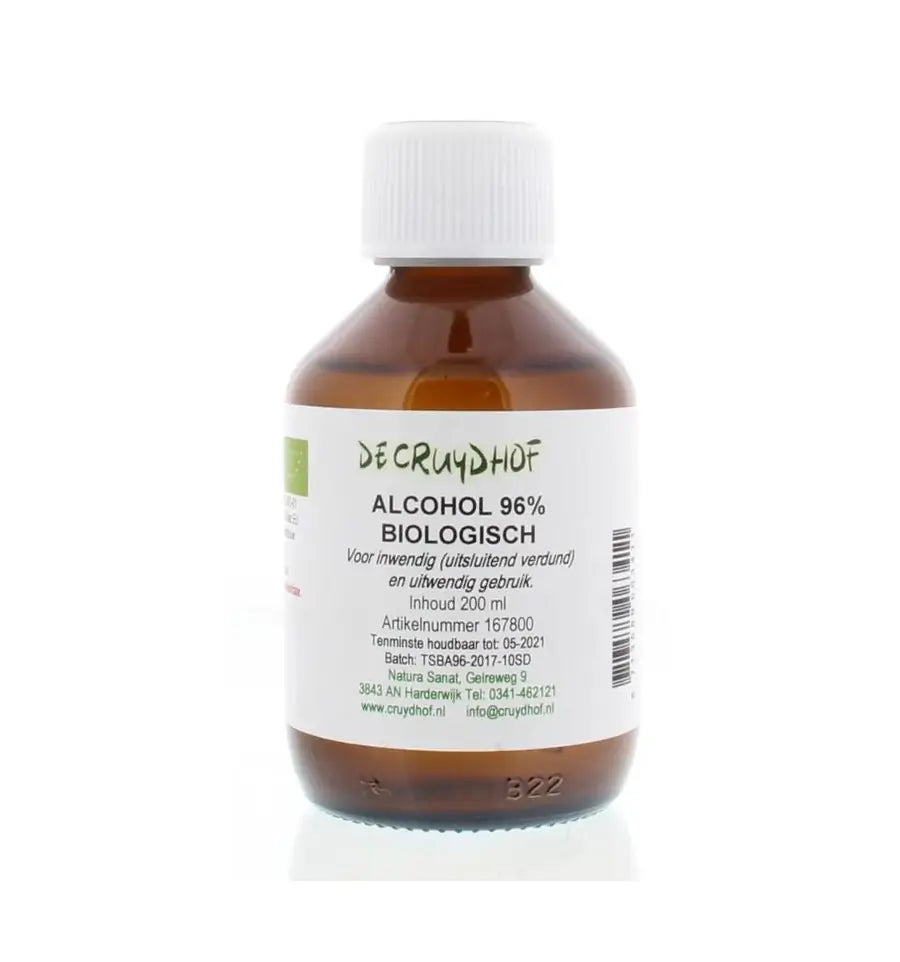 Cruydhof Alcohol 96% inwendig en uitwendig 200 ml