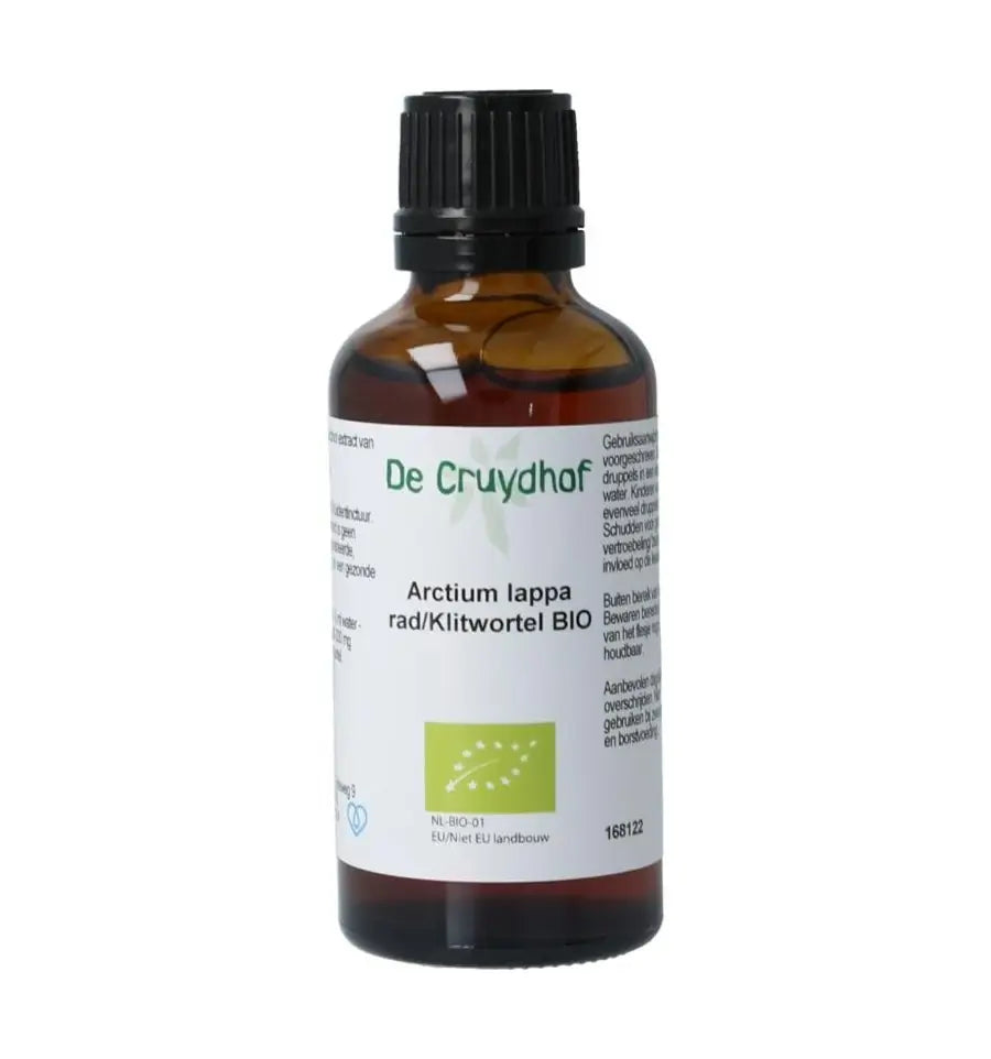 Cruydhof grote klis tinctuur biologisch 50 ml