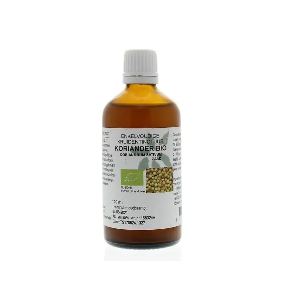 Cruydhof koriander tinctuur biologisch 100 ml