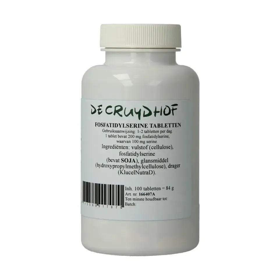 Cruydhof Fosfatidylserine 200 mg 100 tabletten
