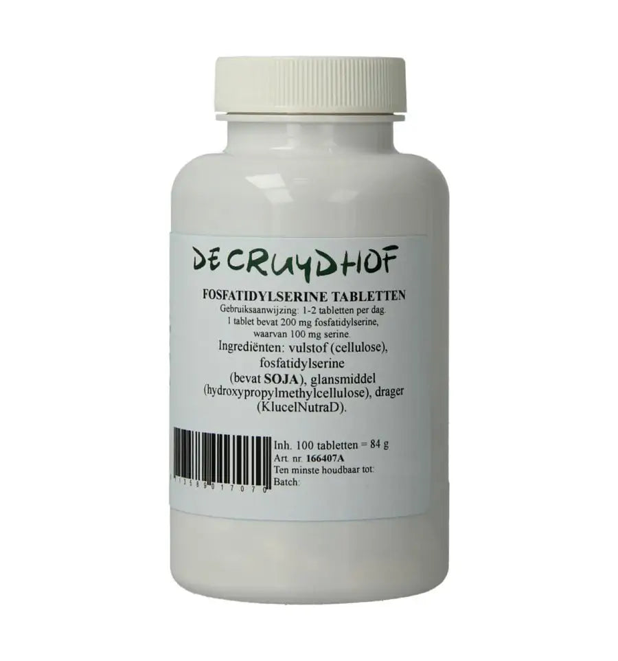 Cruydhof Fosfatidylserine 200 mg 100 tabletten