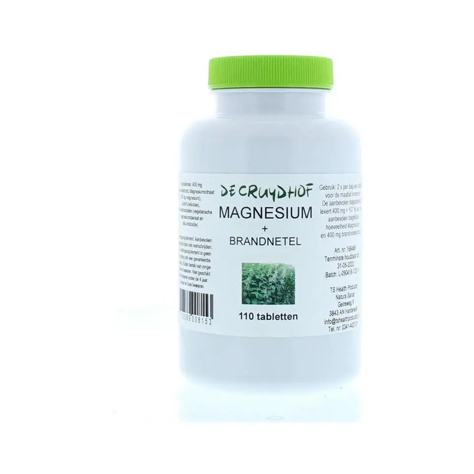 Cruydhof Magnesium en brandnetel 110 tabletten
