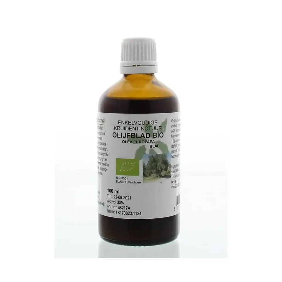 Cruydhof olijfblad tinctuur biologisch 100 ml