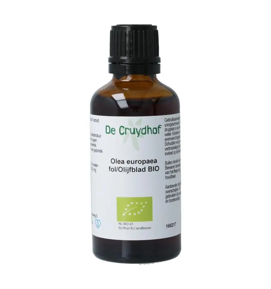 Cruydhof olijfblad tinctuur biologisch 50 ml