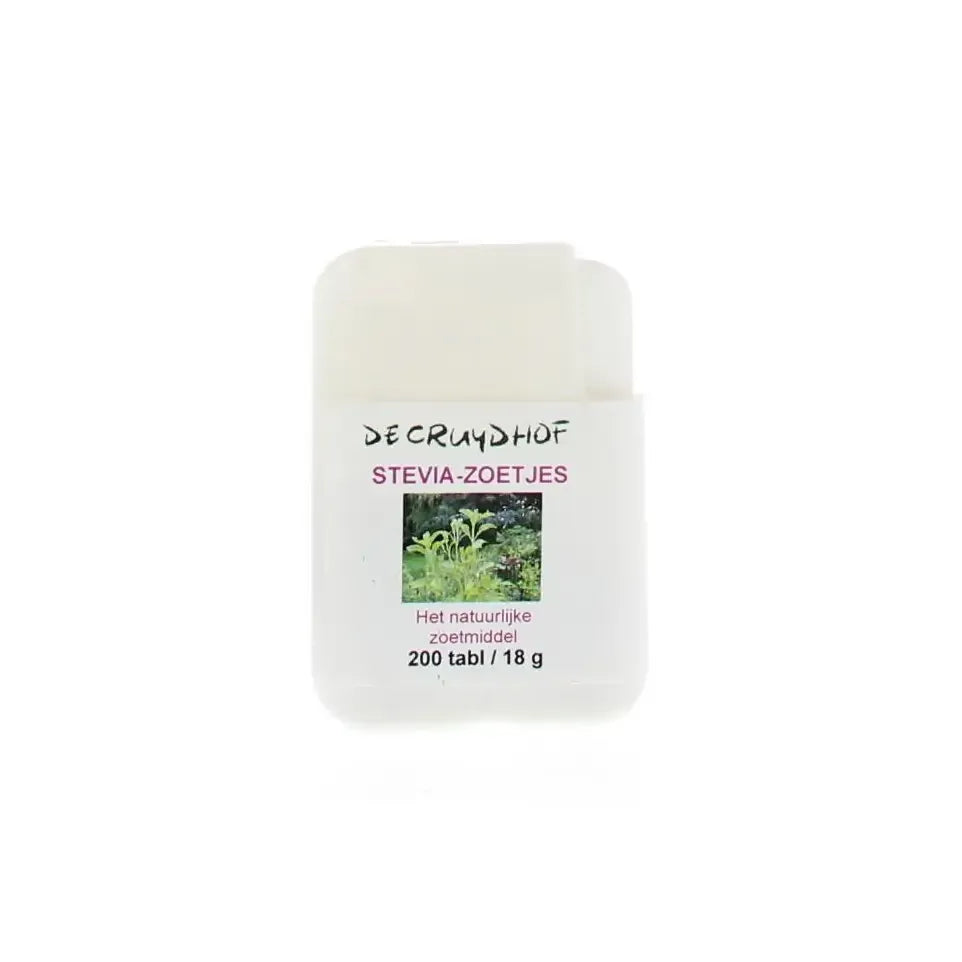 Cruydhof Stevia extract zoetjes dispenser 200 tabletten