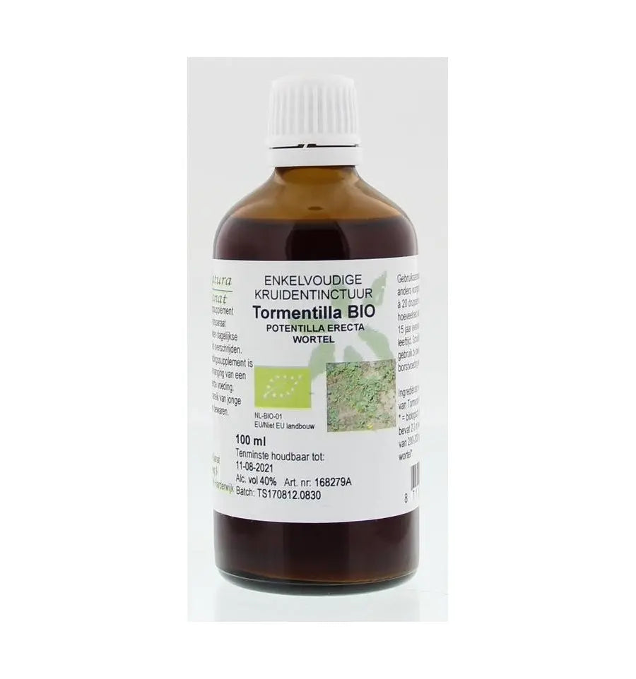 Cruydhof Tormentil wortel tinctuur biologisch 100 ml