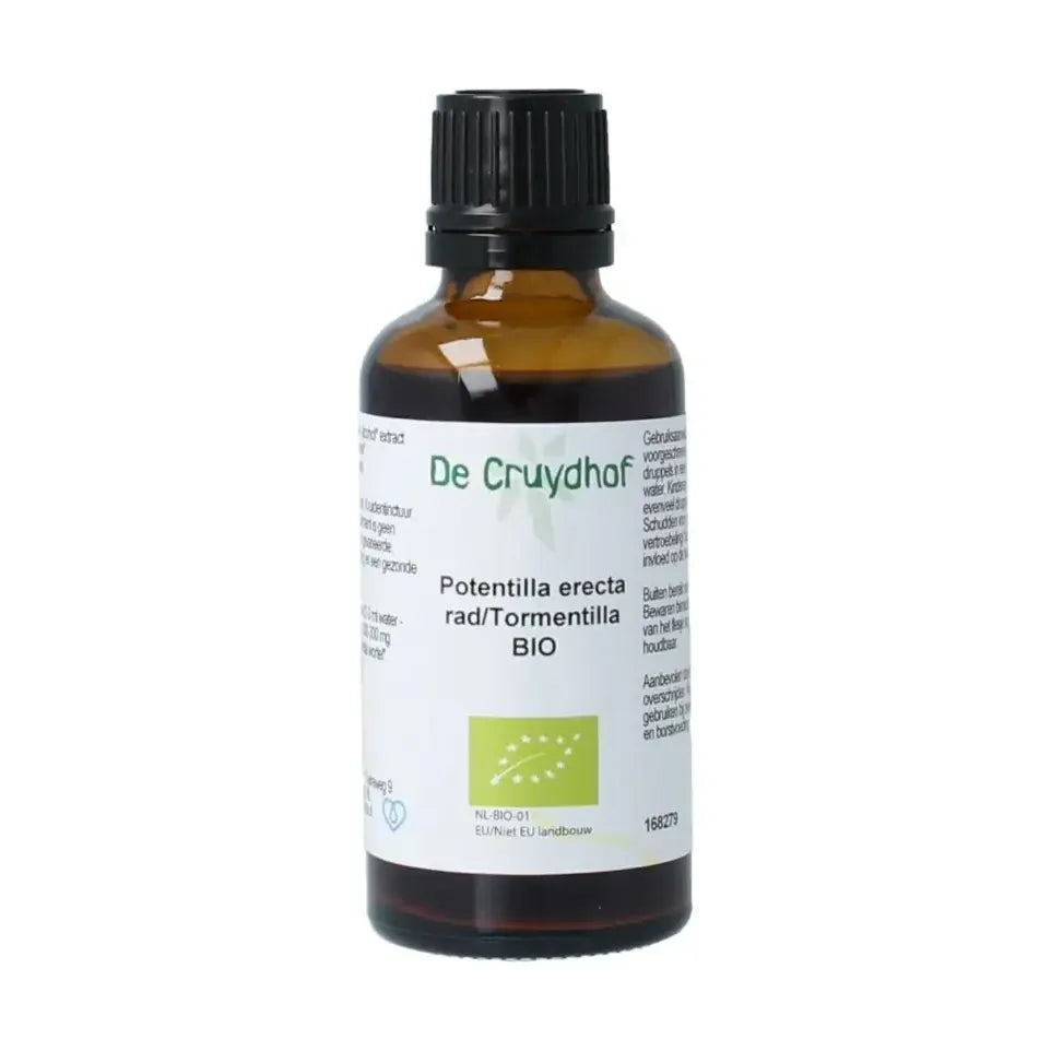 Cruydhof Tormentil wortel tinctuur biologisch 50 ml