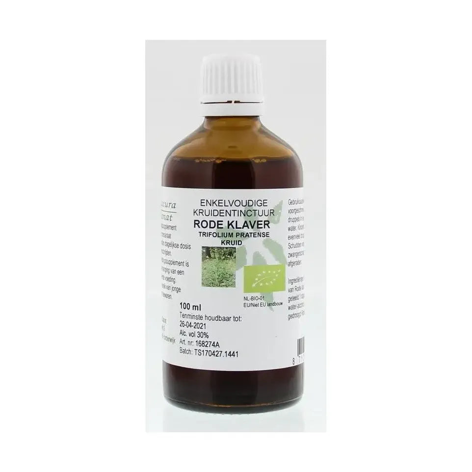 Cruydhof rode klaver tinctuur biologisch 100 ml