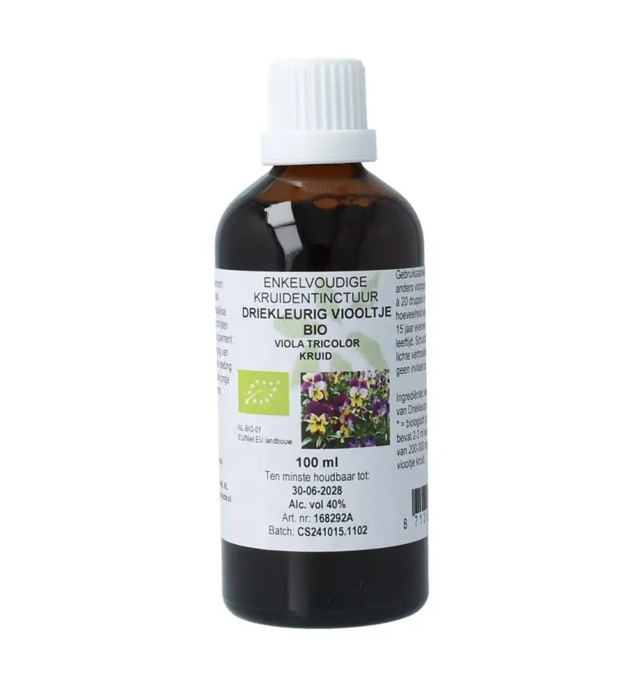 Cruydhof driekl viooltje tinctuur biologisch 100 ml