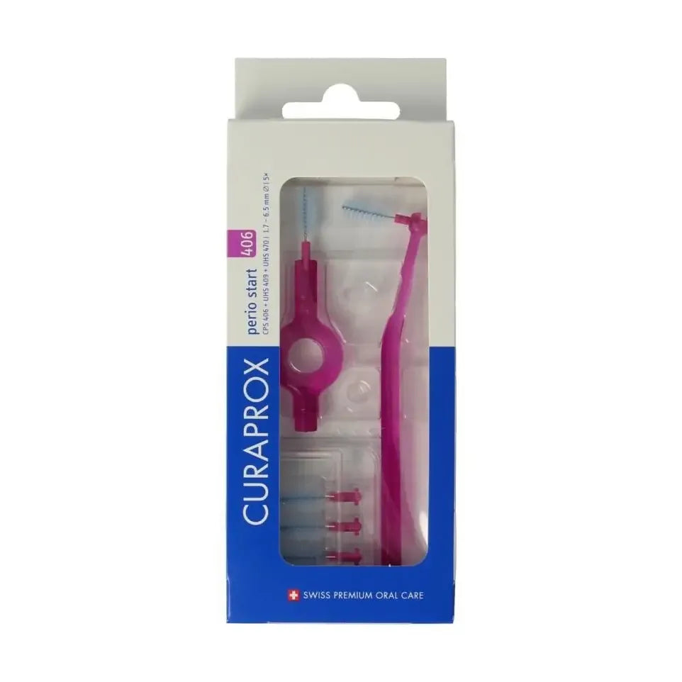 Curaprox Perio start 406 fuchsia 5 stuks