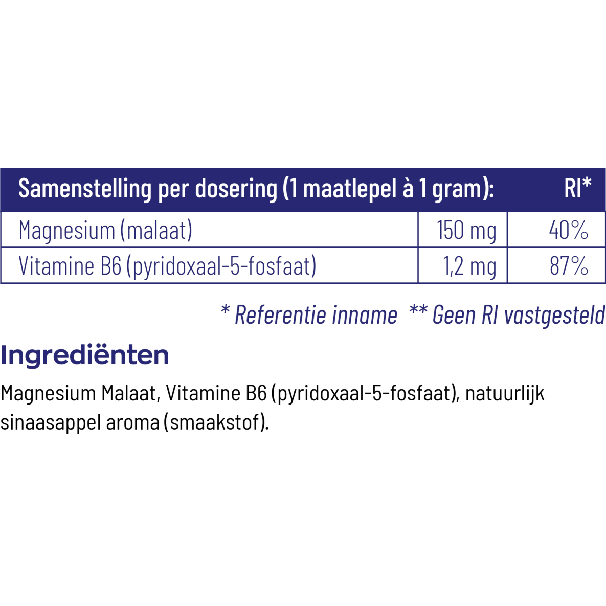 Vitakruid Magnesium Malaat met P-5-P 120 gram