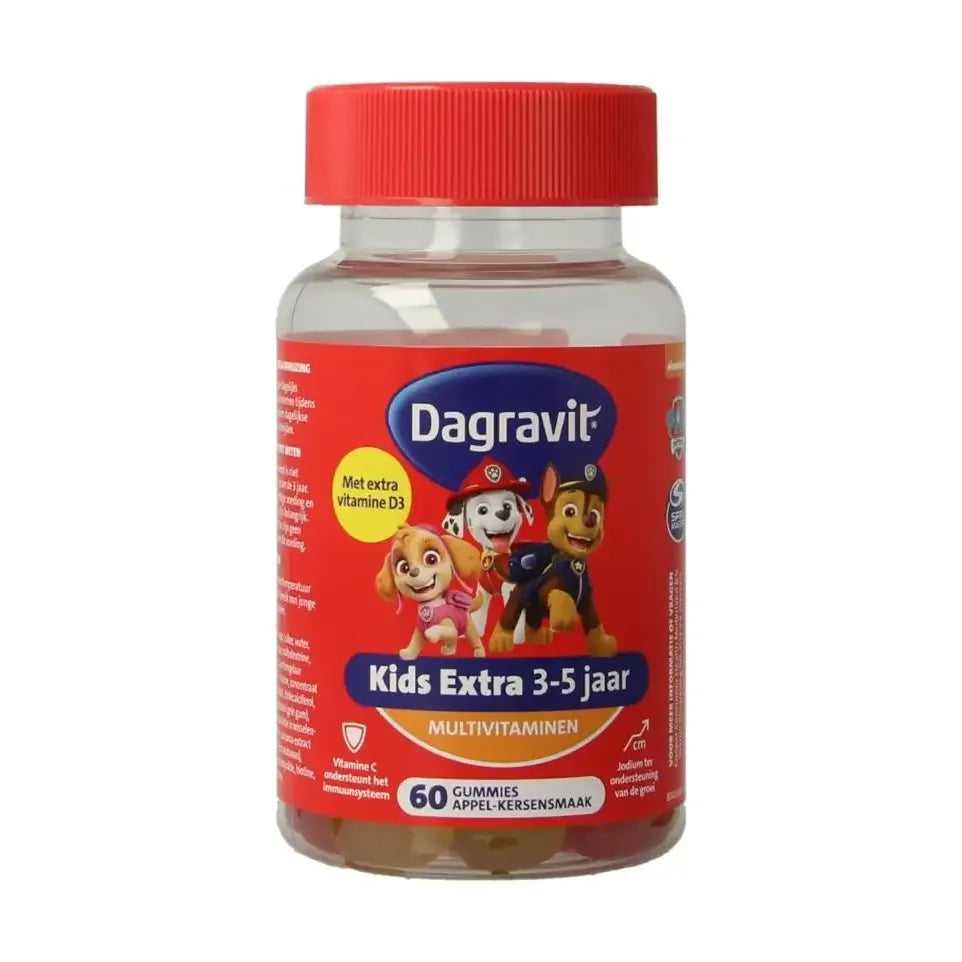 Dagravit Multivitaminen kids Paw patrol 60 gummies