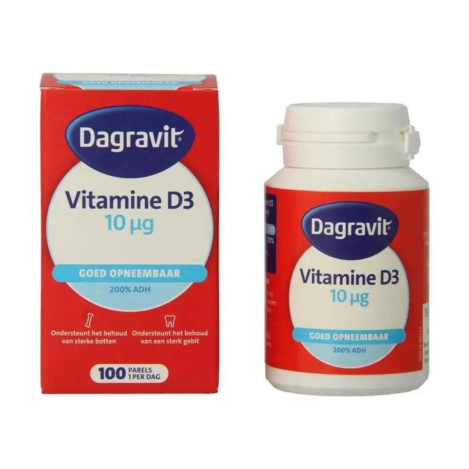 Dagravit Vitamine D pearls 10 mcg 100 stuks
