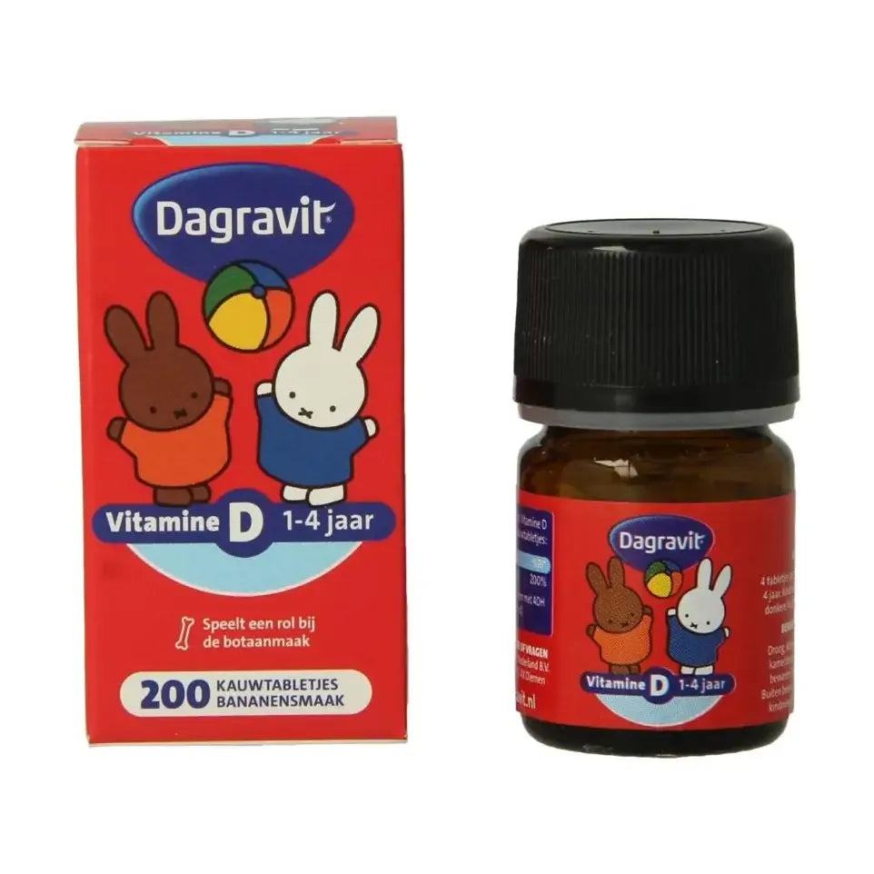 Dagravit Vitamine D tablet kids 200 stuks