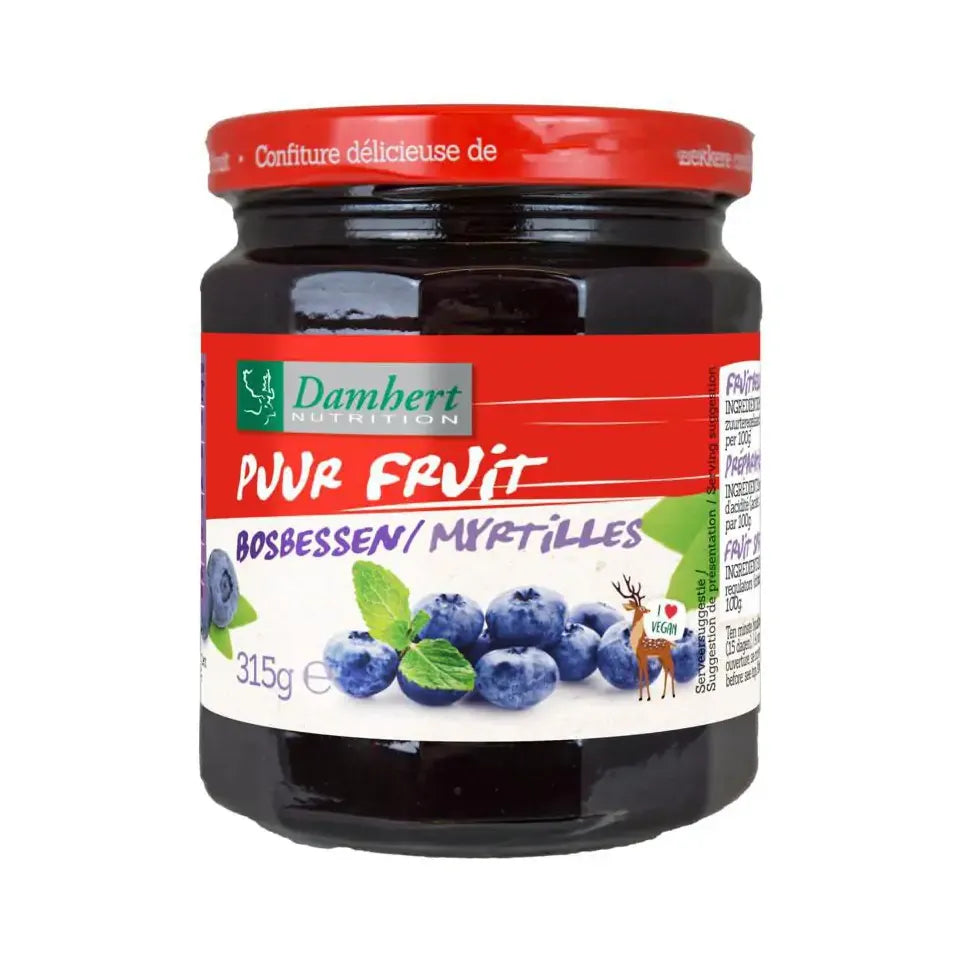 Damhert Puur fruit Besbessen confiture 315 gram