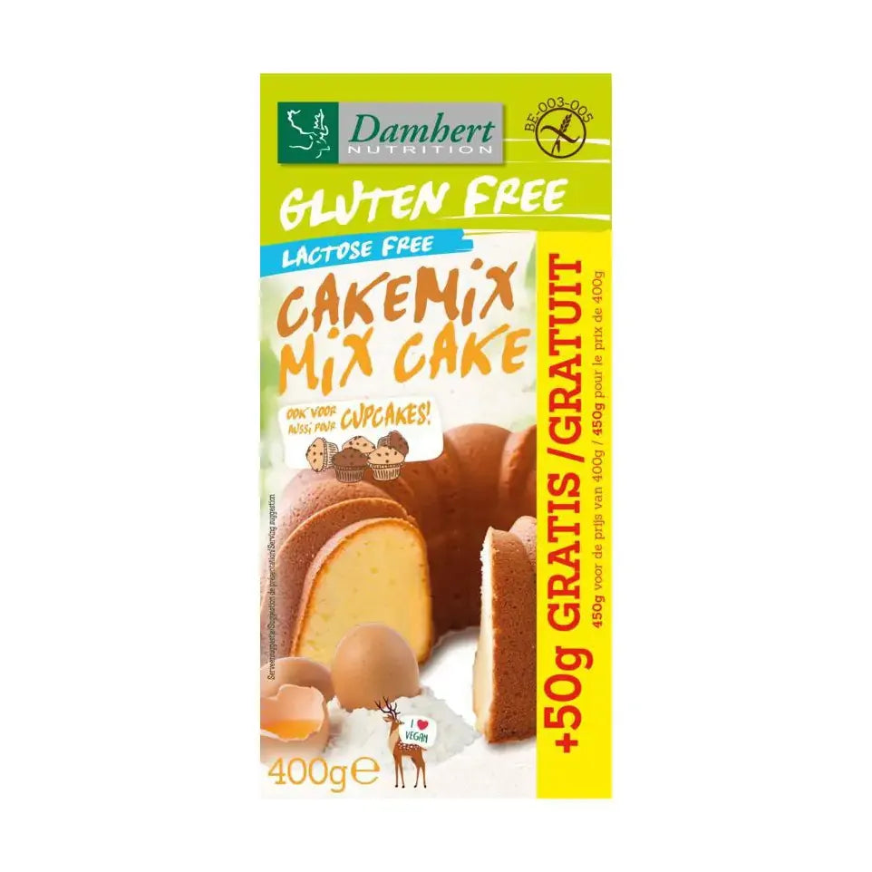 Damhert Cakemix met 50 gratis 400 gram