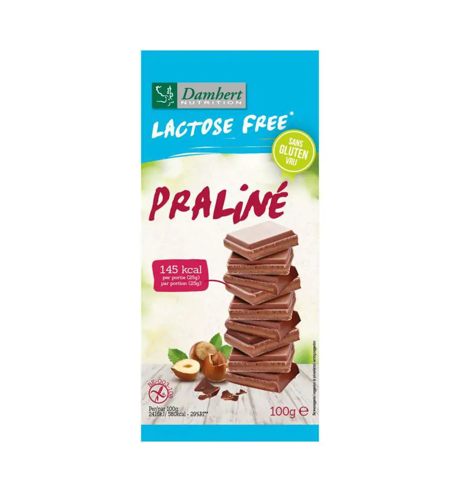 Damhert Chocoladetablet praline 100 gram