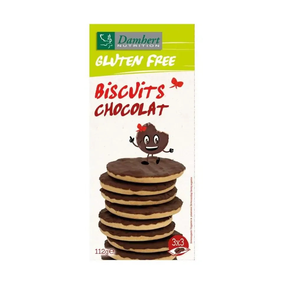 Damhert Gluten free Biscuits chocolat 112 gram