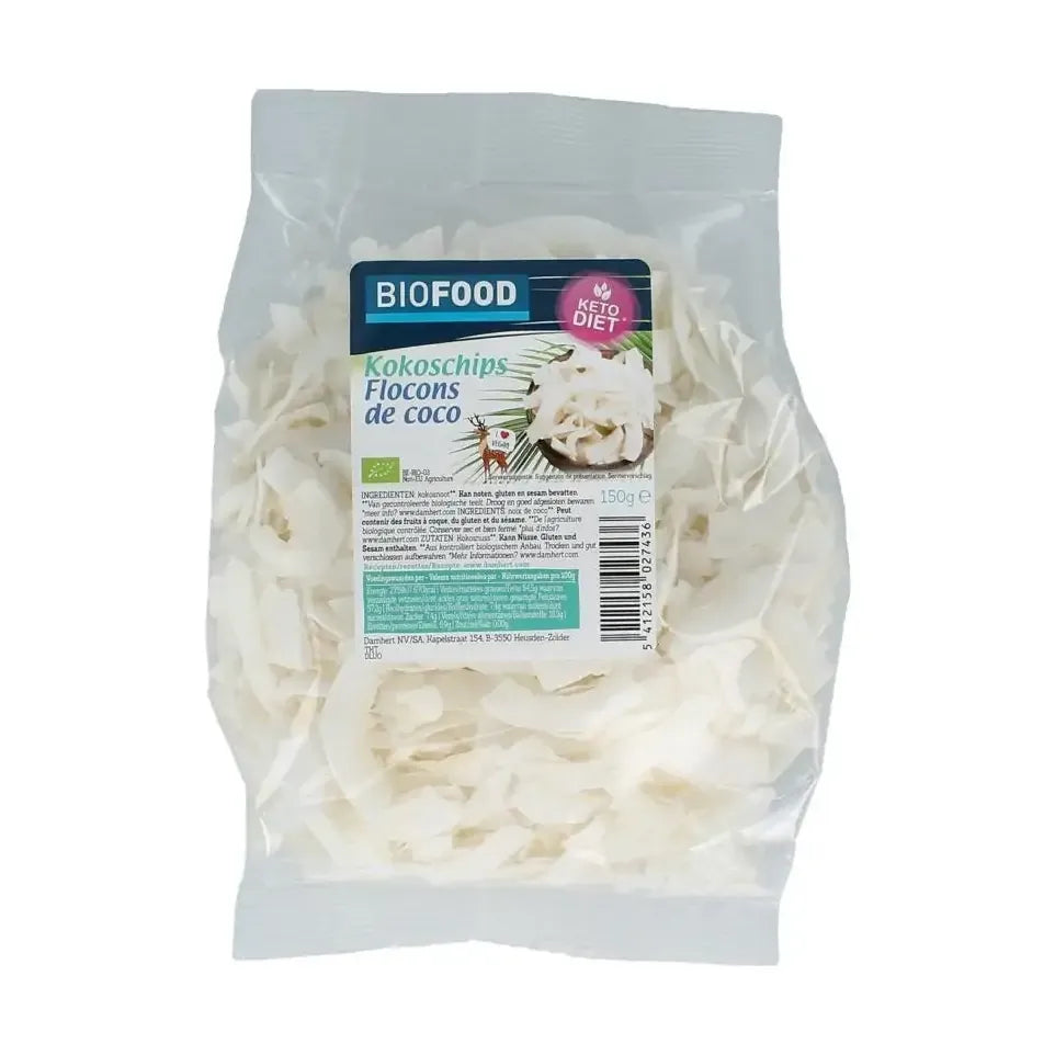 Biofood Kokoschips 150 gram