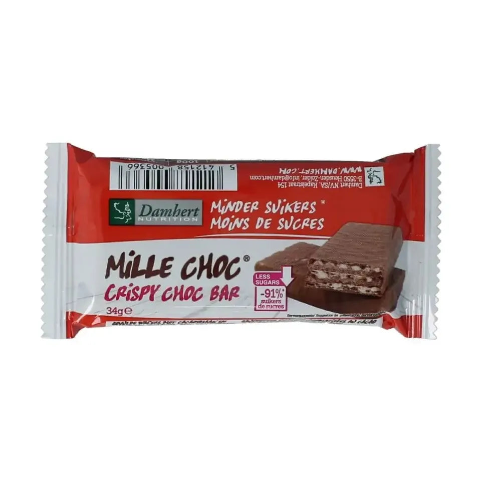 Damhert Mill choc chocolade reep 34 gram