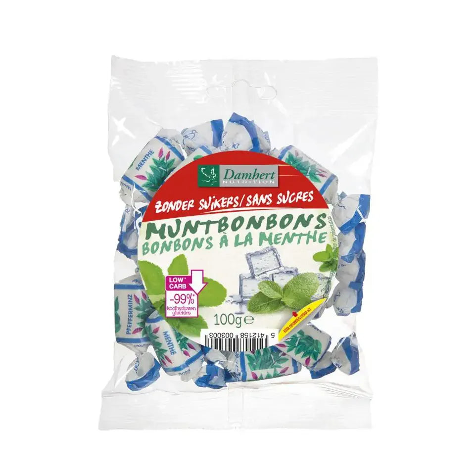 Damhert Minttoffees 100 gram