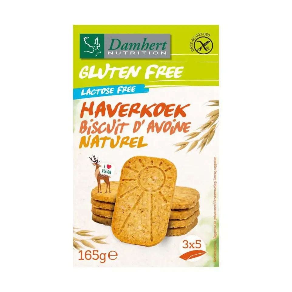 Damhert Haverkoekjes naturel 165 gram