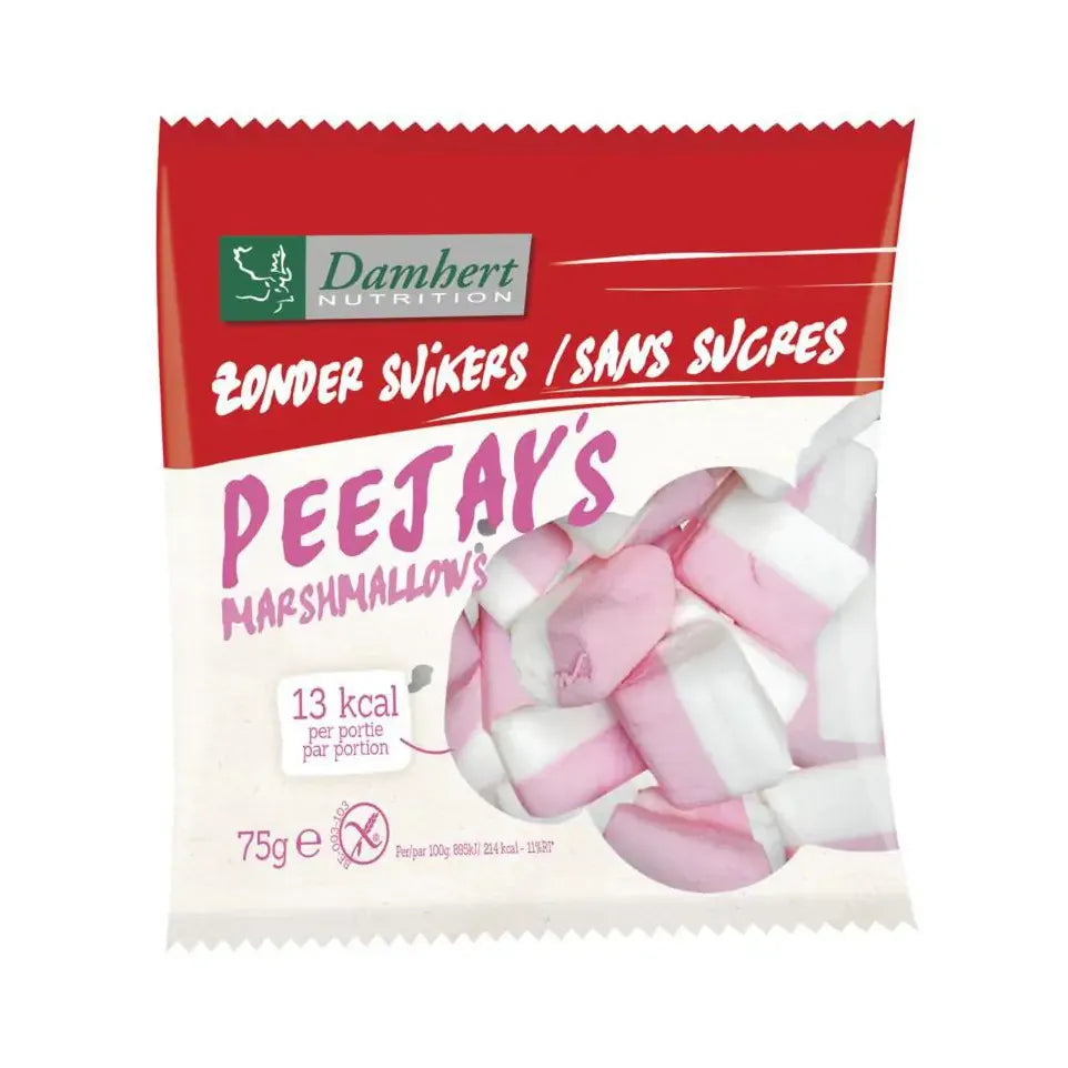 Damhert Peejays marshmallows 75 gram