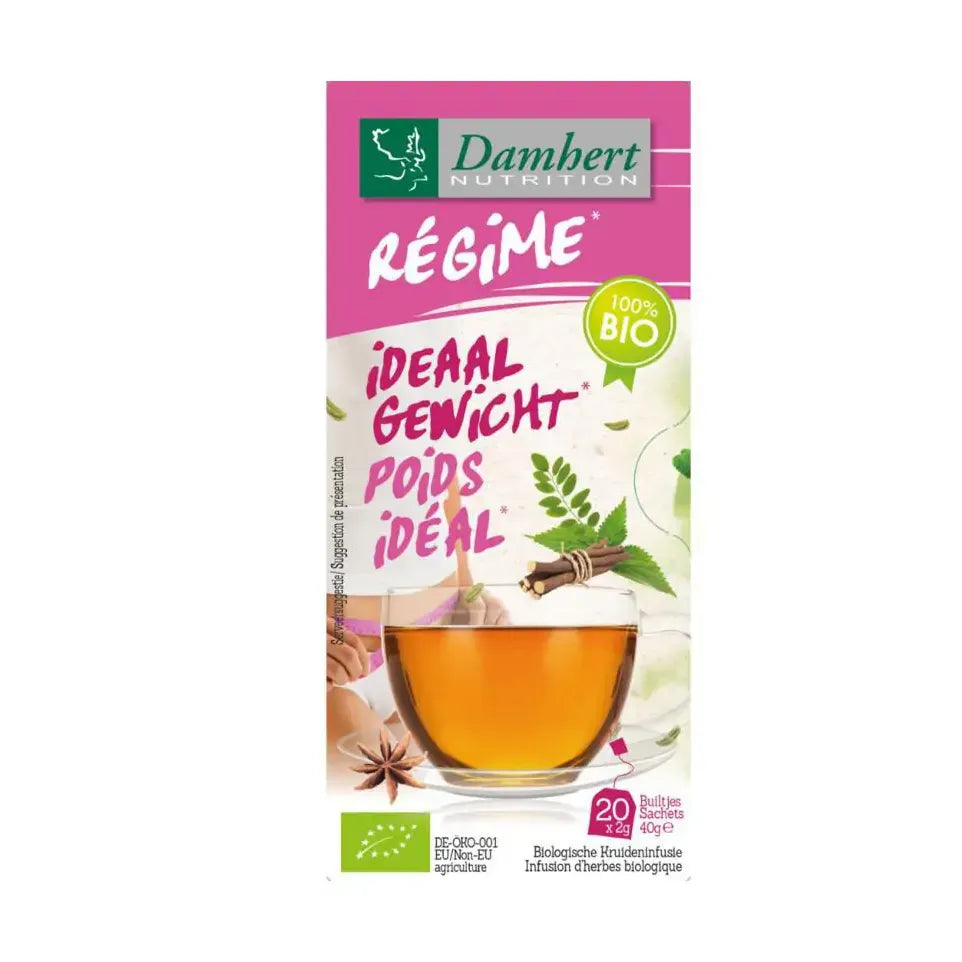 Damhert Tea time ideaal gewicht thee biologisch 20 zakjes