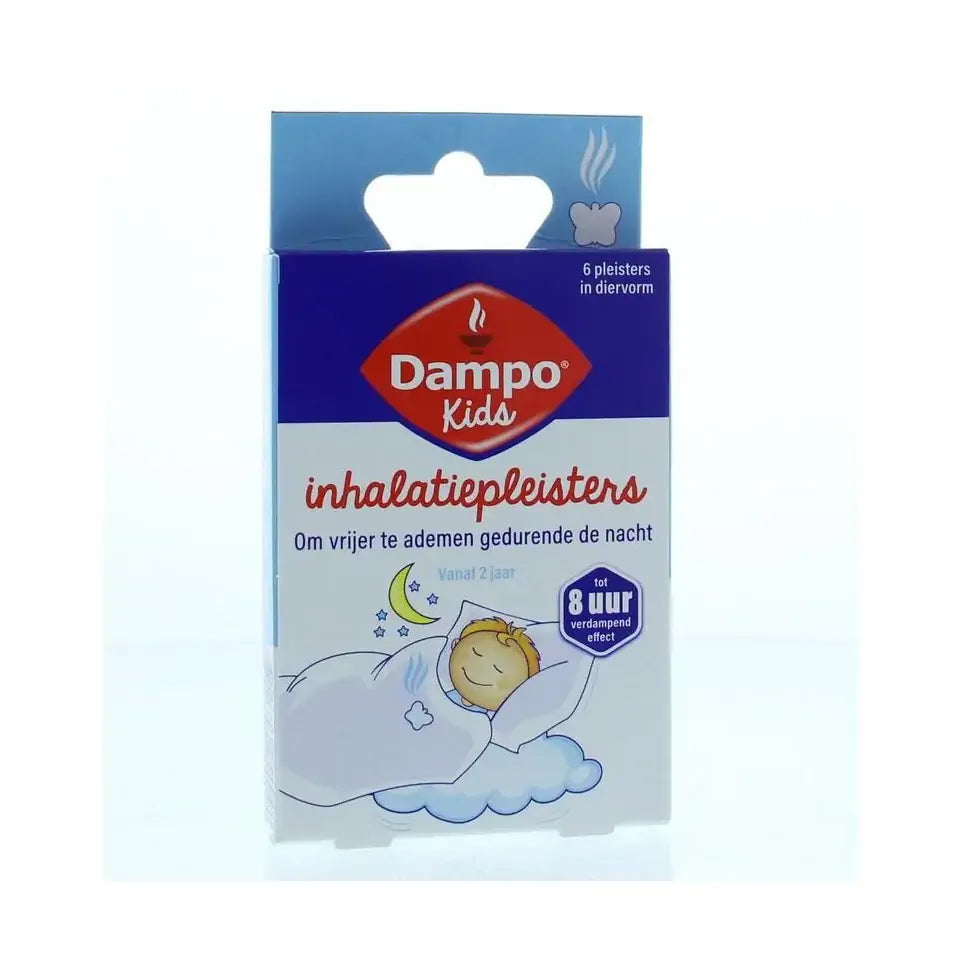Dampo Kids inhalatiepleister diervormig 6 stuks