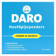 Daro Hoofdpijnpoeders 20 stuks