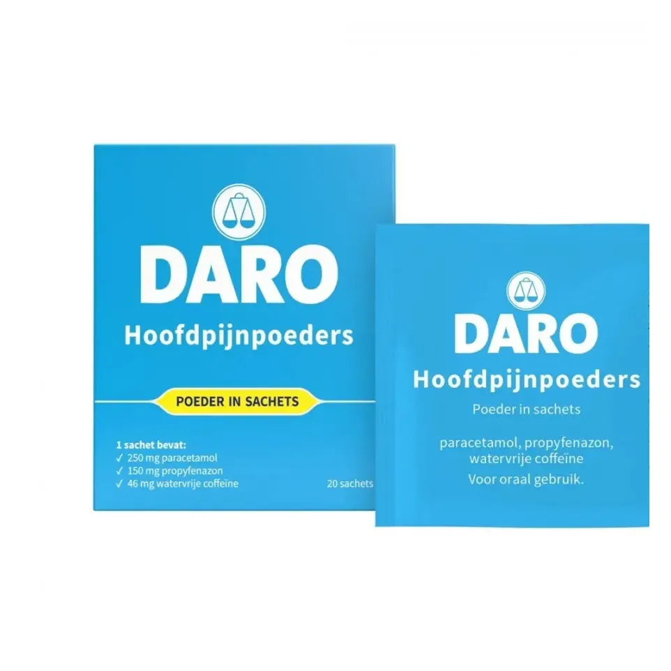 Daro Hoofdpijnpoeders 20 stuks