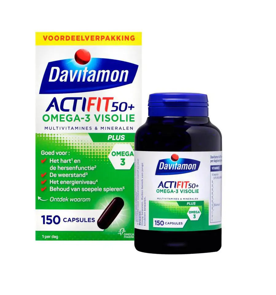Davitamon Actifit 50+ omega 3 150 capsules